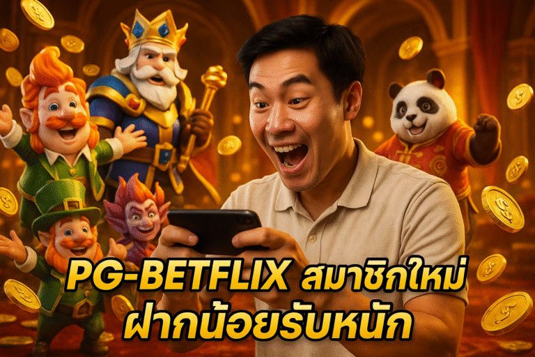 PG-BETFLIX สมาชิกใหม่ ฝากน้อยรับหนัก