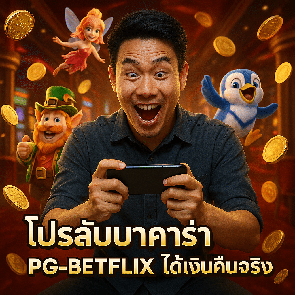 โปรลับบาคาร่า PG-BETFLIX ได้เงินคืนจริง