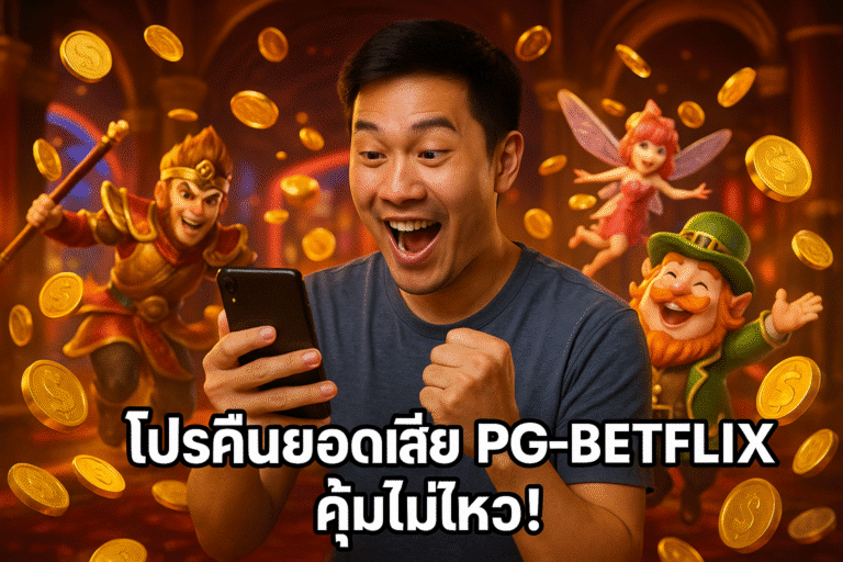 โปรคืนยอดเสีย PG-BETFLIX คุ้มไม่ไหว!