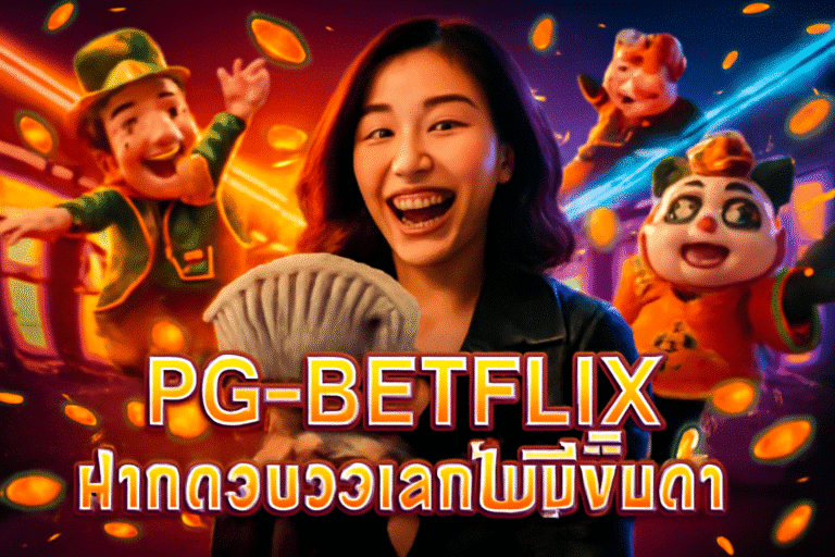 PG-BETFLIX ฝากถอนวอเลทไม่มีขั้นต่ำ ระบบออโต้ สล็อตแตกง่าย