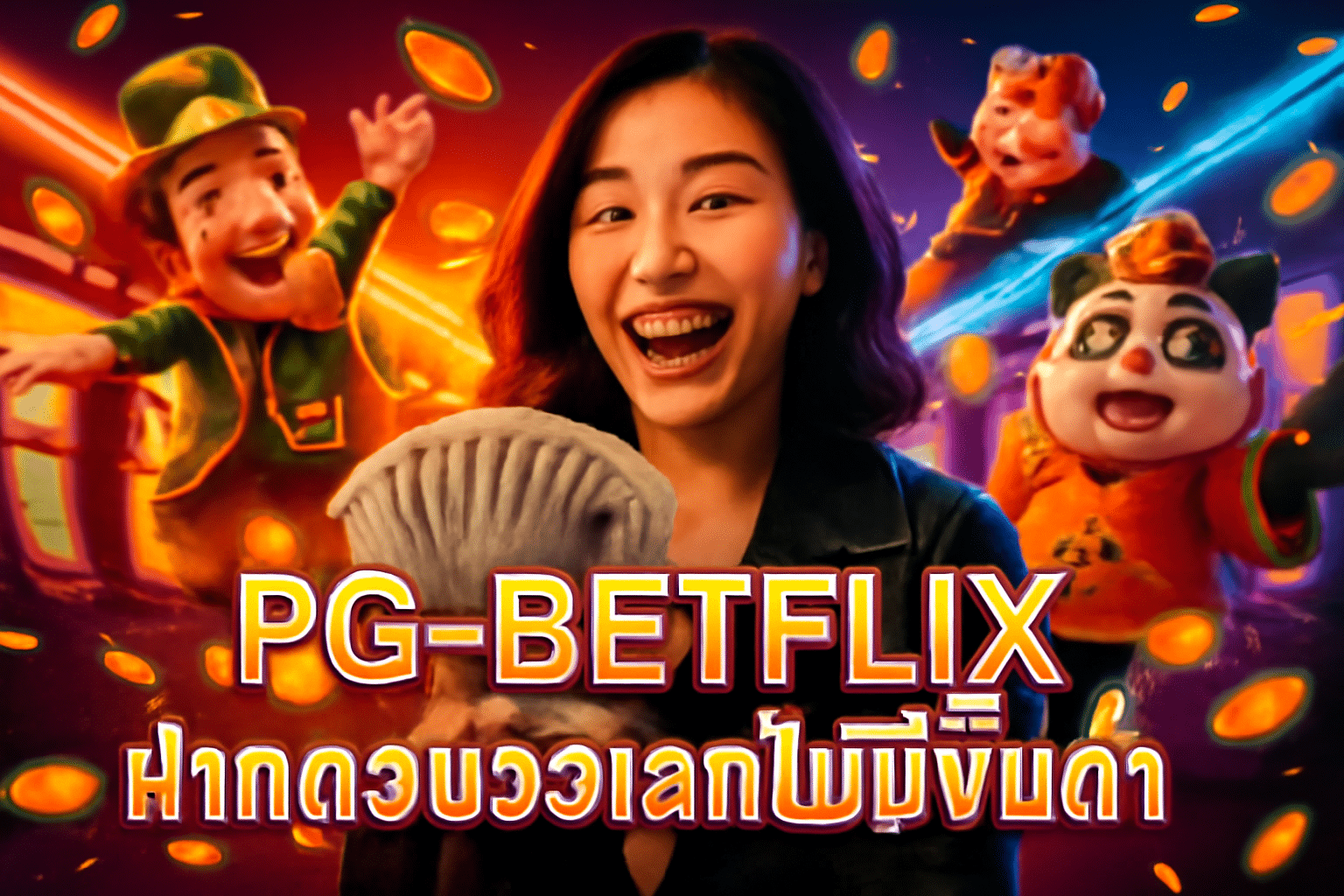 PG-BETFLIX ฝากถอนวอเลทไม่มีขั้นต่ำ ระบบออโต้ สล็อตแตกง่าย